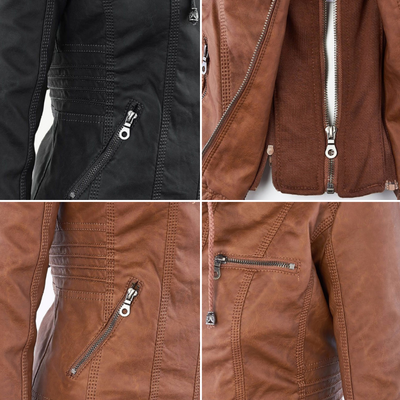 RELBO™| VEGAN LEATHER JACKET.