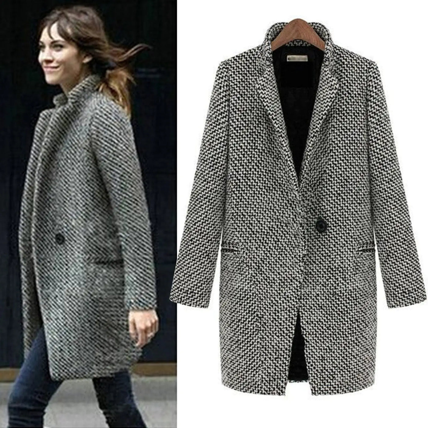 RELBO™| Elegant wool coat for a timeless winter style.