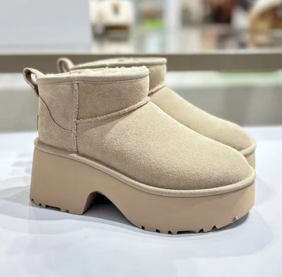 RELBO™| Designer sheepskin wool integrated boots