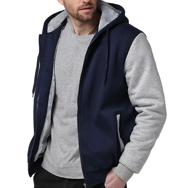 RELBO™| MEN FLEECE HOODIE JACKET 6XL 8XL 9XL 10XL