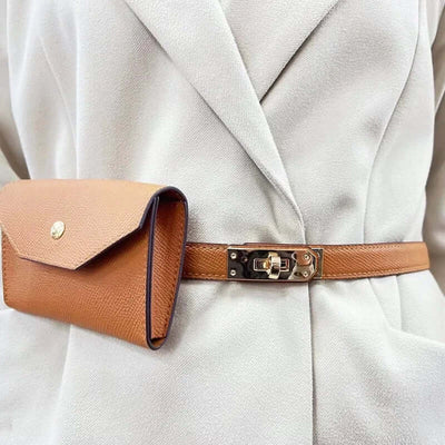 RELBO™| FAUX LEATHER BELT BAG