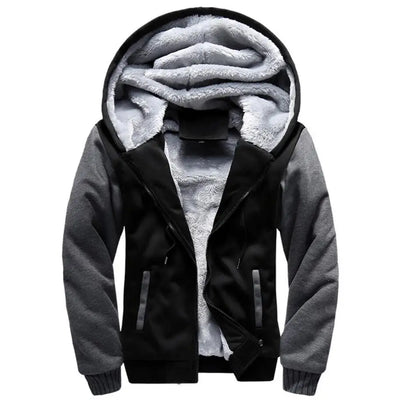 RELBO™| MEN FLEECE HOODIE JACKET 6XL 8XL 9XL 10XL