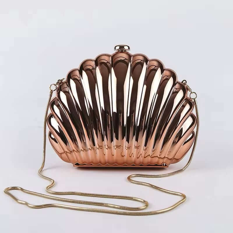 RELBO™|  METAL HANDBAG IN SHELL DESIGN