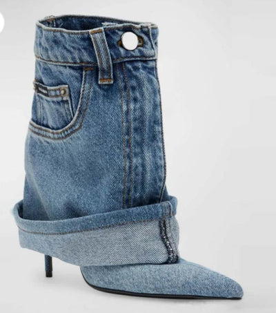 RELBO™| DENIM STILETTO HEELS