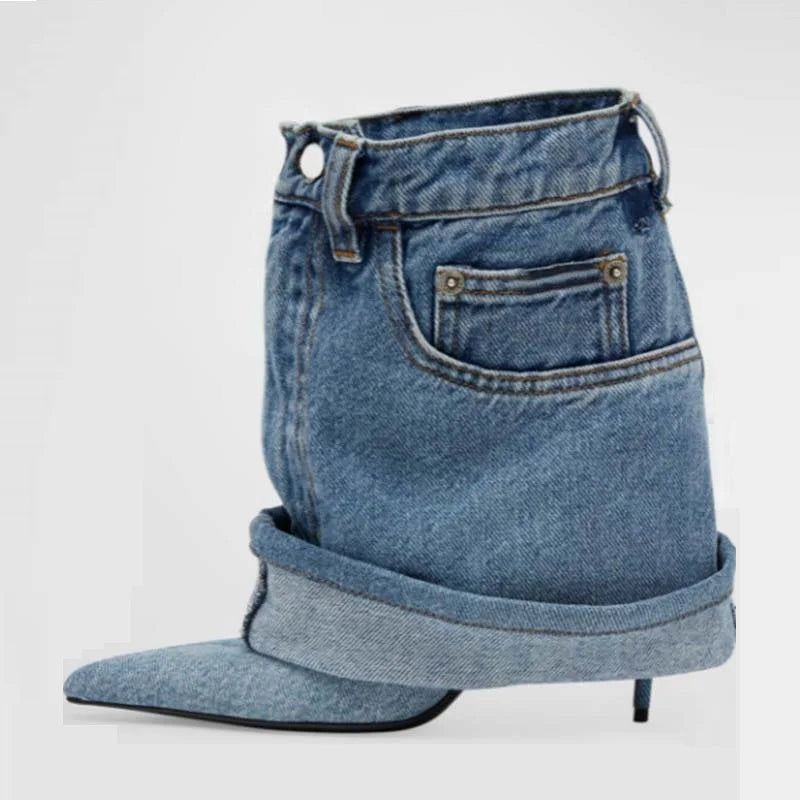 RELBO™| DENIM STILETTO HEELS