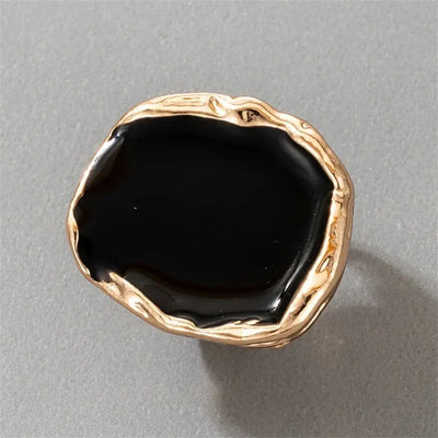 RELBO™| REAL BLACK STONE RING