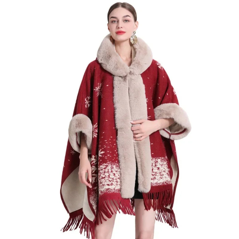 RELBO™| Loose-fit Wool Scarf CAPE