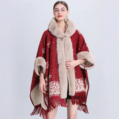 RELBO™| Loose-fit Wool Scarf CAPE