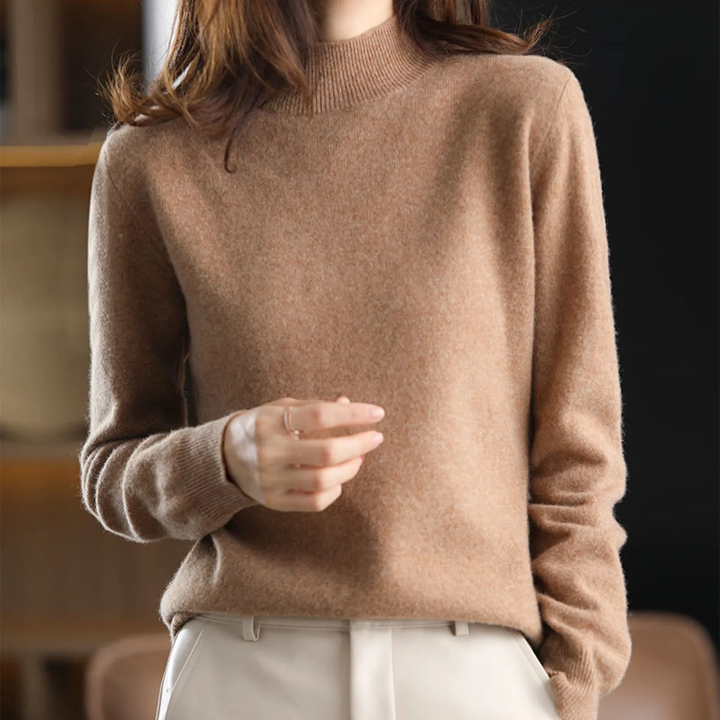 RELBO™| New Half High Knitted Sweater for Women