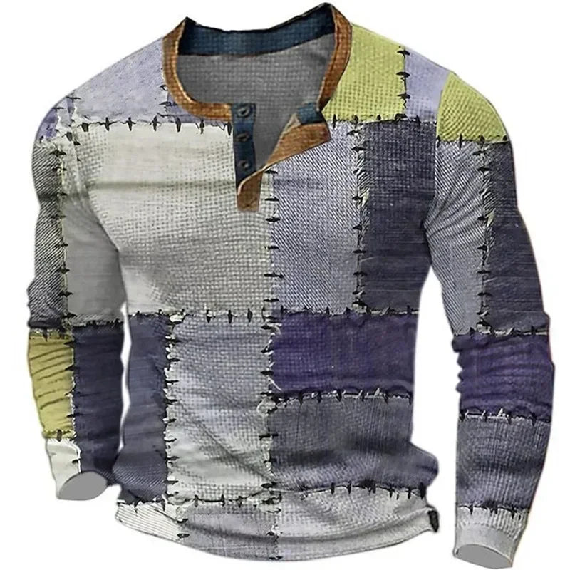 RELBO™| RETRO PATCHWORK SWEATER