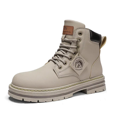 RELBO™l HIGH TOP LEATHER BOOTS