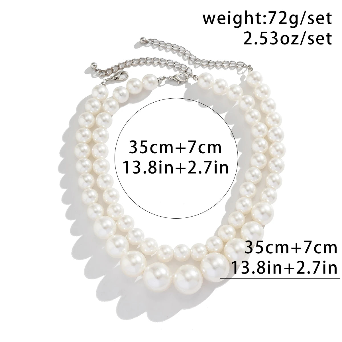 RELBO™| ELEGANT SET PEARL NECKLACES.