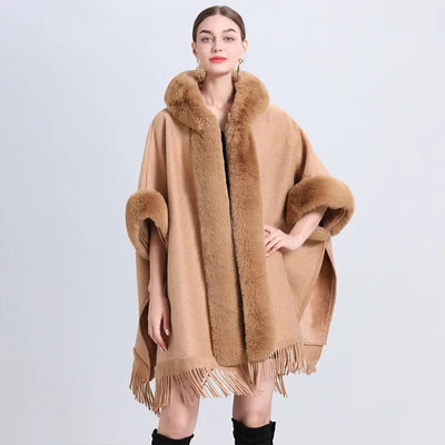 RELBO™| Loose-fit Wool Scarf CAPE