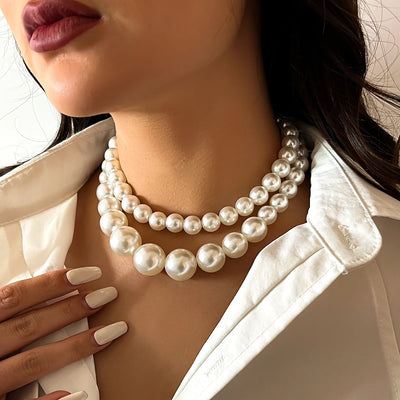 RELBO™| ELEGANT SET PEARL NECKLACES.