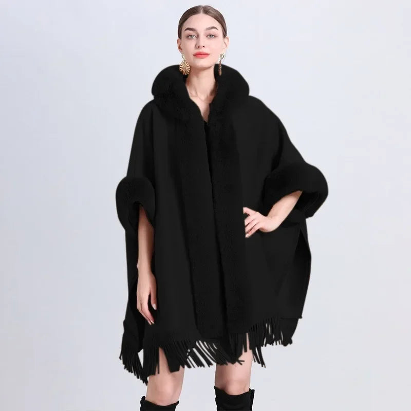 RELBO™| Loose-fit Wool Scarf CAPE