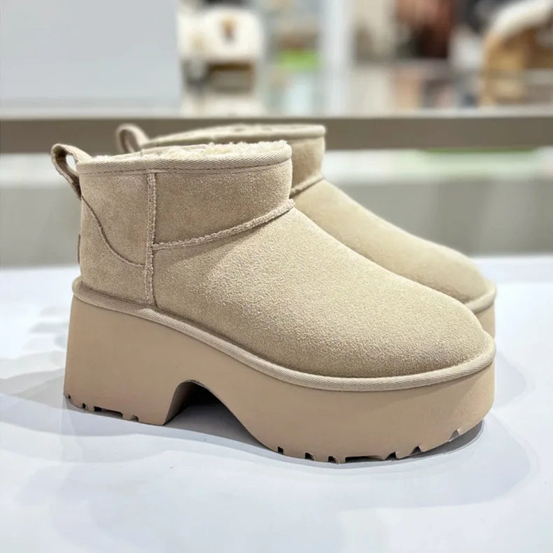 RELBO™| Designer sheepskin wool integrated boots