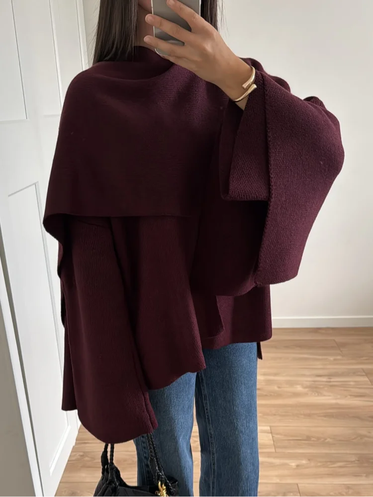 RELBO™I WOOL SCARF & PONCHO SET