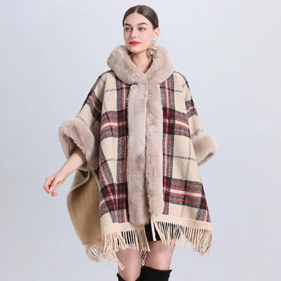 RELBO™| Loose-fit Wool Scarf CAPE