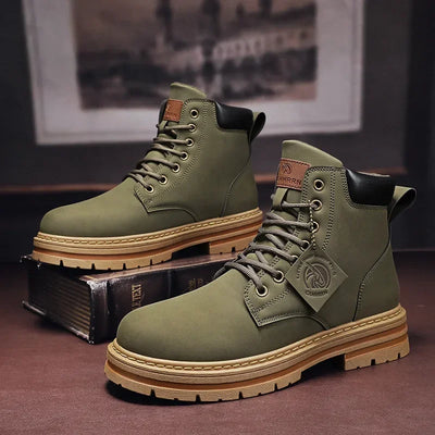 RELBO™l HIGH TOP LEATHER BOOTS