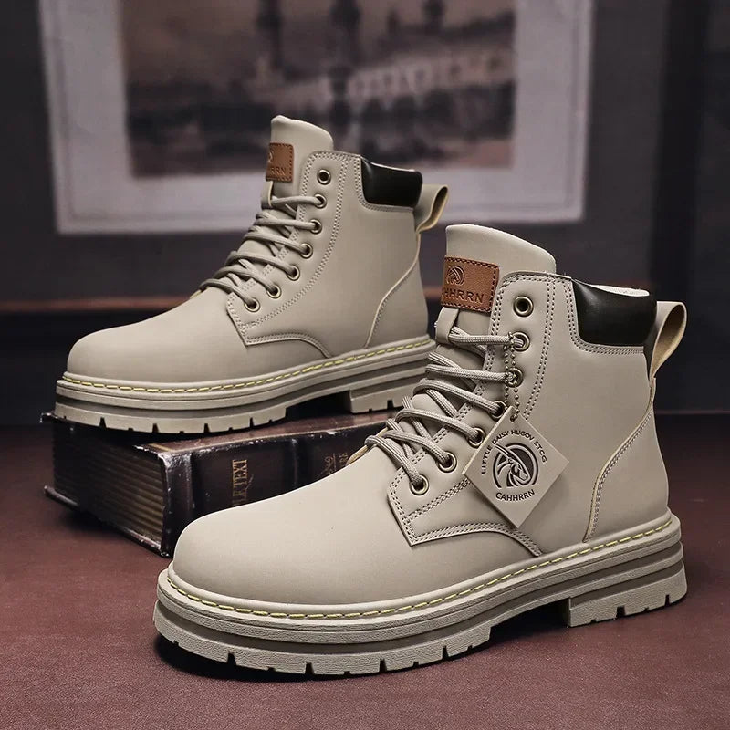 RELBO™l HIGH TOP LEATHER BOOTS