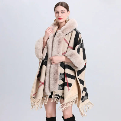 RELBO™| Loose-fit Wool Scarf CAPE