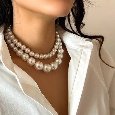 RELBO™| ELEGANT SET PEARL NECKLACES.