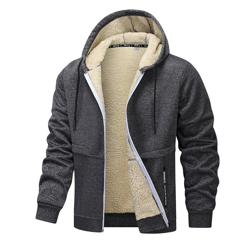 RELBO™| Men's Fashion Lambswool Thickened Coat Sweatshirt