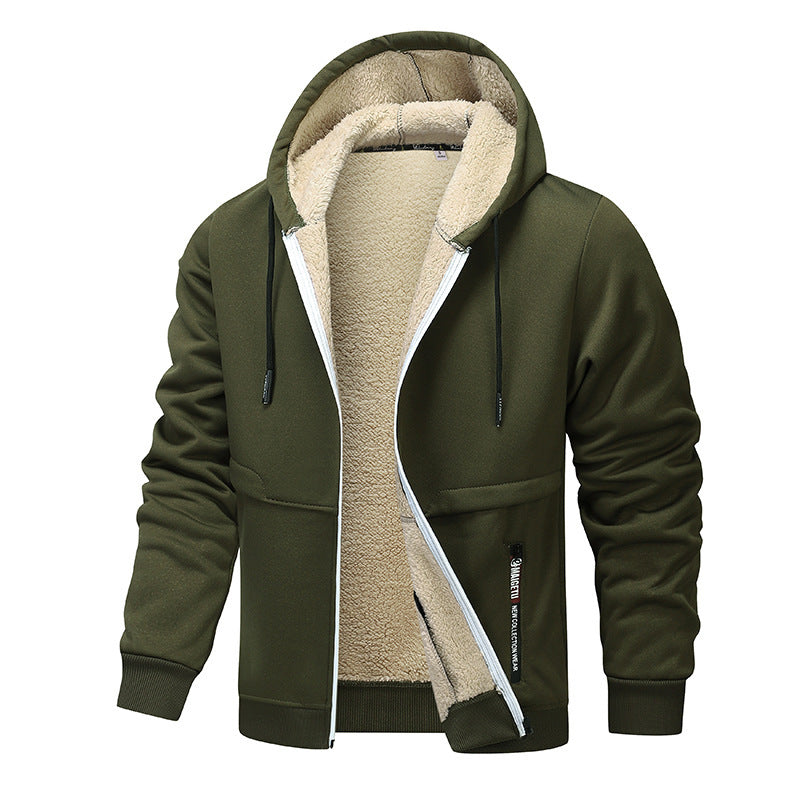 RELBO™| Men's Fashion Lambswool Thickened Coat Sweatshirt